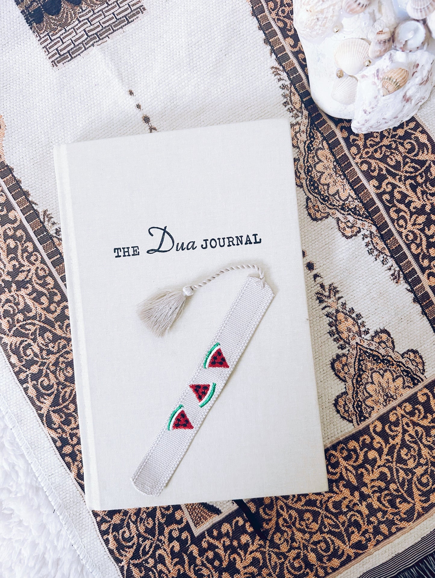 WATERMELON COTTON EMBROIDERY BOOKMARK