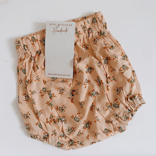 Floral Pattern Bloomer Shorts Handmade