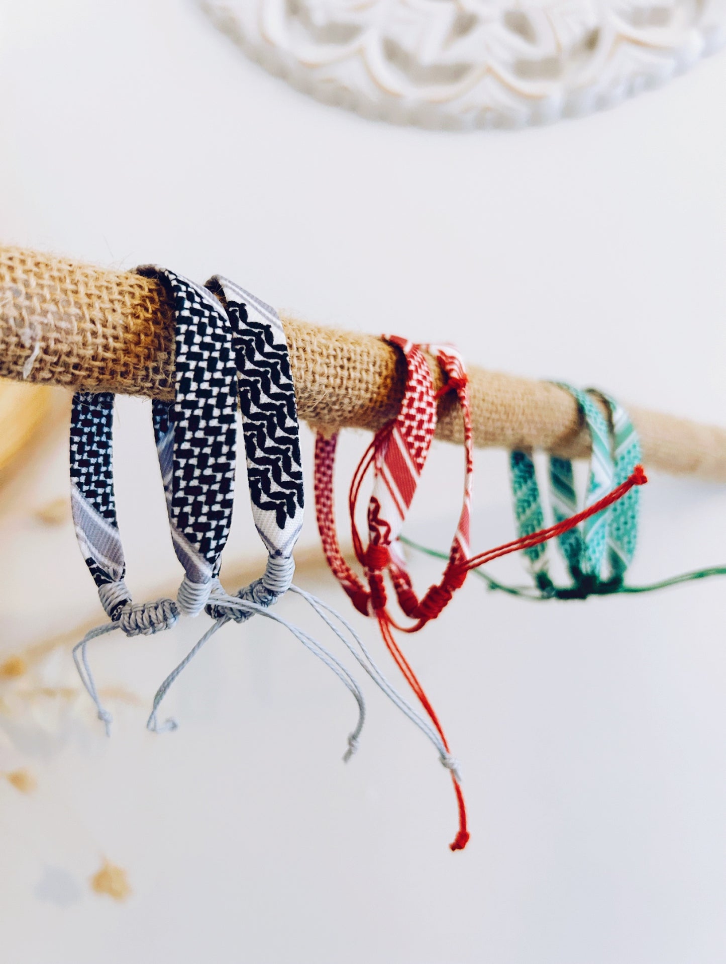 KEFFIYEH COTTON BRACELET