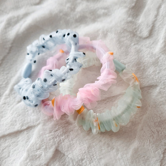 Summer Pastels Hair Tie Set