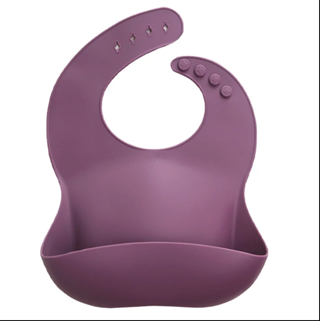 Scilicone Bib - Plum