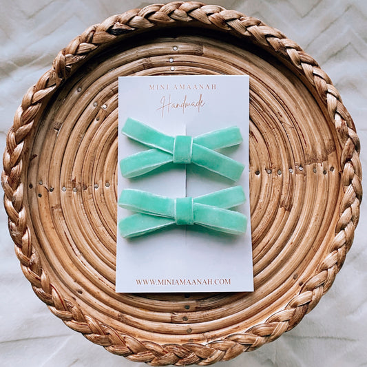 MINT GREEN | HAIR CLIPS